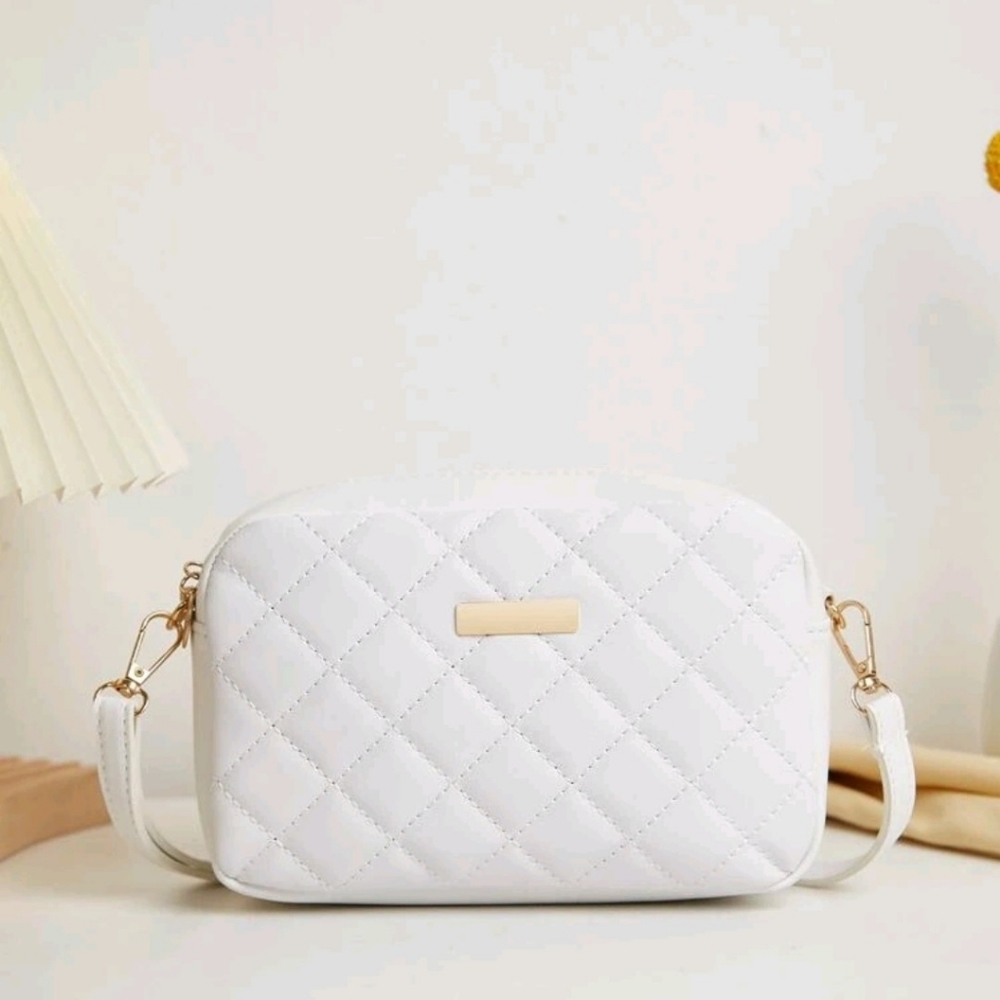 Mini Quilted Square Crossbody Bag